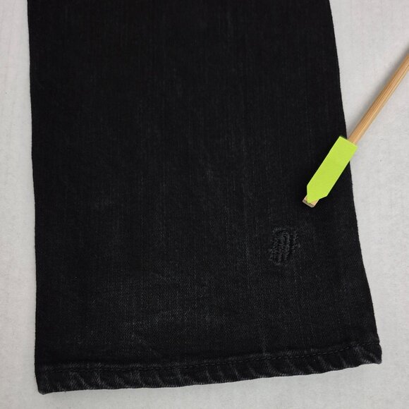 Vans V76 Skinny Jeans Men's 36X32 Black Denim Skater Goth - Pre-owned - Picture 8 of 13